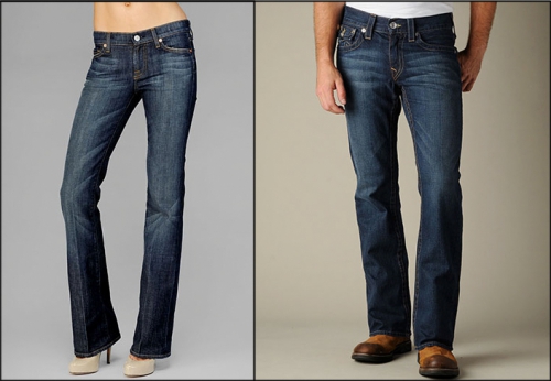 Модели джинсов буткат