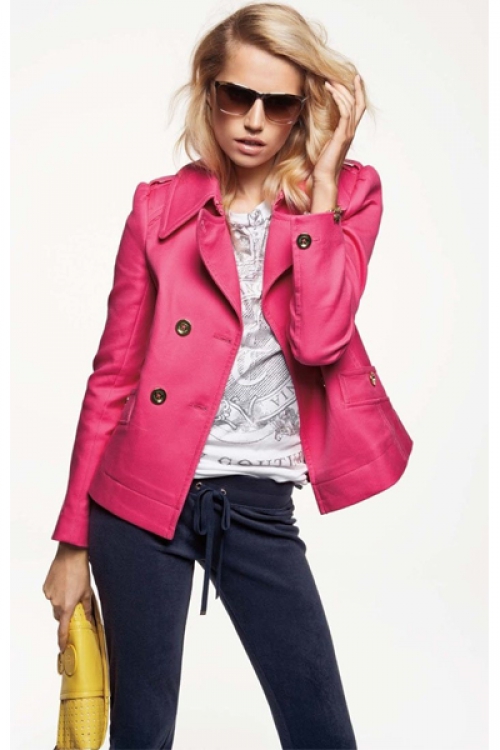 Розовая куртка-пиджак